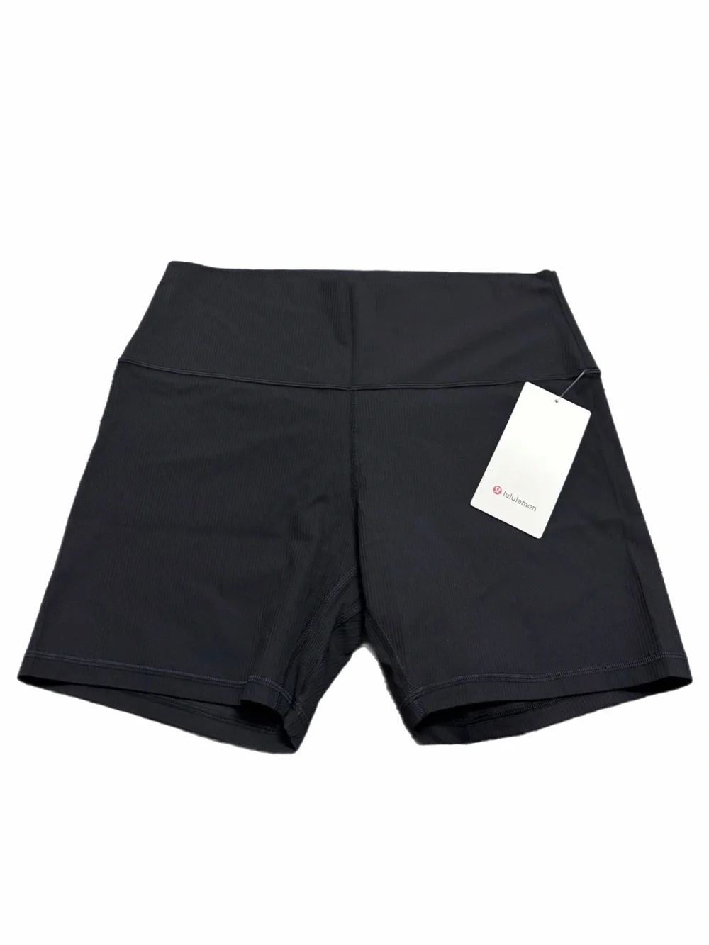 NWT Lululemon Align Ribbed High-Rise Short 6” (Black) Size 14